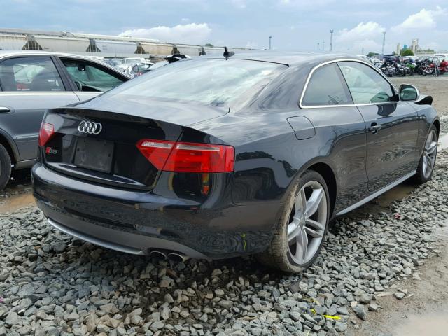 WAURV78T19A037868 - 2009 AUDI S5 QUATTRO BLACK photo 4