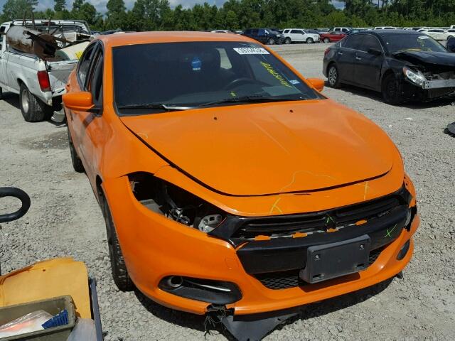 1C3CDFBB2ED668583 - 2014 DODGE DART SXT ORANGE photo 1