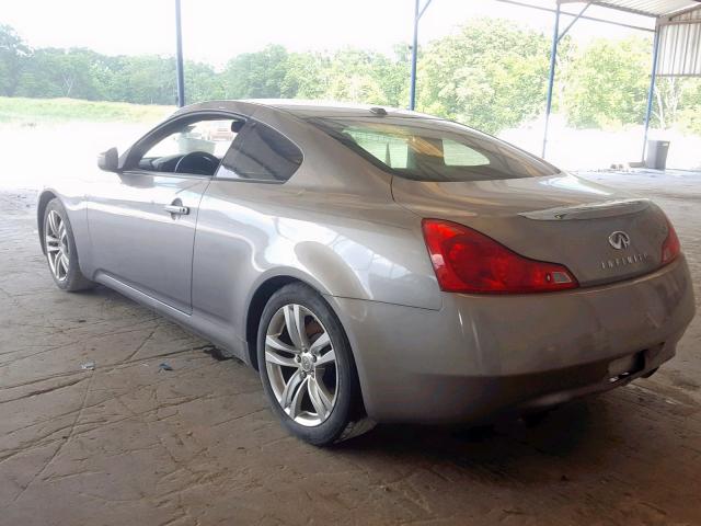 JNKCV64E58M114487 - 2008 INFINITI G37 BASE SILVER photo 3