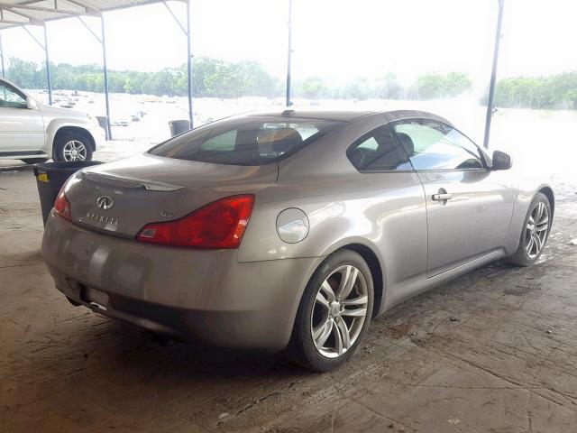 JNKCV64E58M114487 - 2008 INFINITI G37 BASE SILVER photo 4