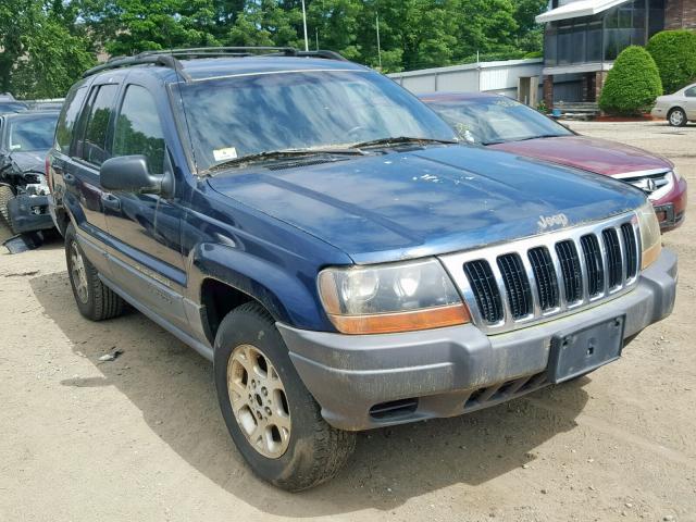 1J4GW48S41C585475 - 2001 JEEP GRAND CHER BLUE photo 1