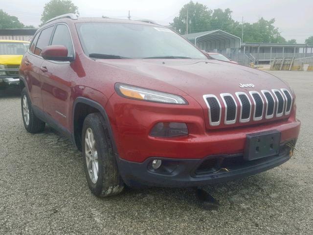 1C4PJMCS5GW334306 - 2016 JEEP CHEROKEE L MAROON photo 1