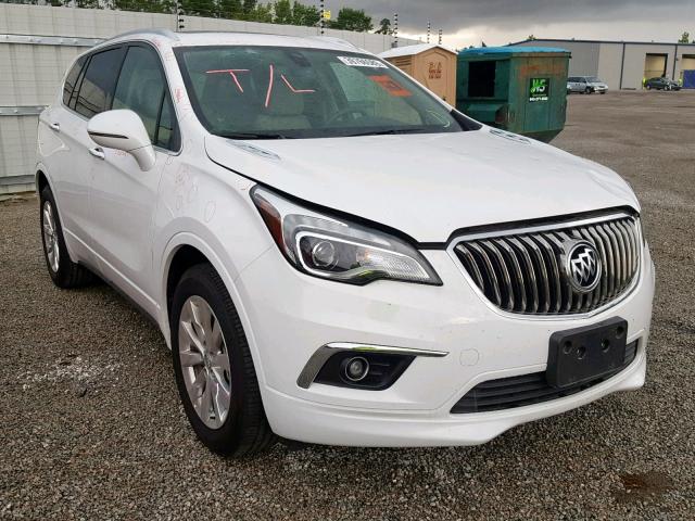 LRBFX1SA5JD007486 - 2018 BUICK ENVISION E WHITE photo 1