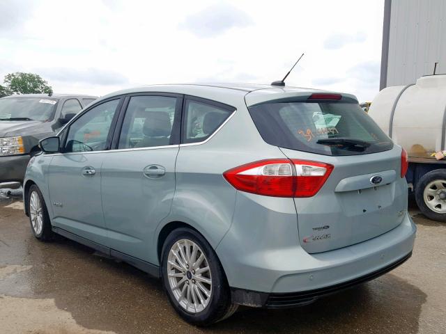 1FADP5BU0DL536824 - 2013 FORD C-MAX SEL BLUE photo 3