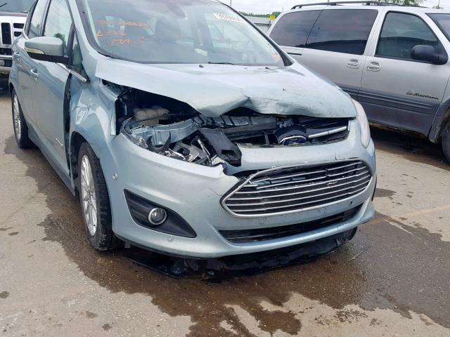 1FADP5BU0DL536824 - 2013 FORD C-MAX SEL BLUE photo 9