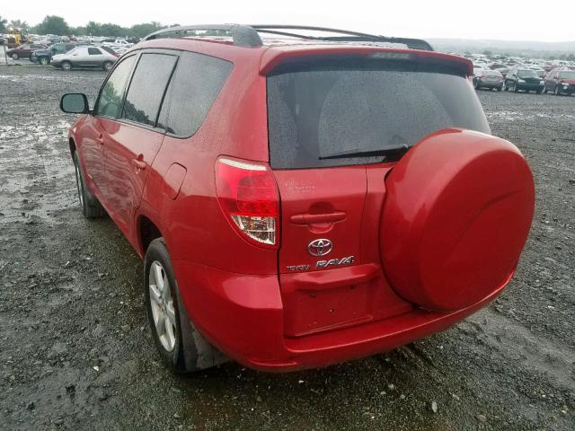 JTMBD31V885145830 - 2008 TOYOTA RAV4 LIMIT RED photo 3