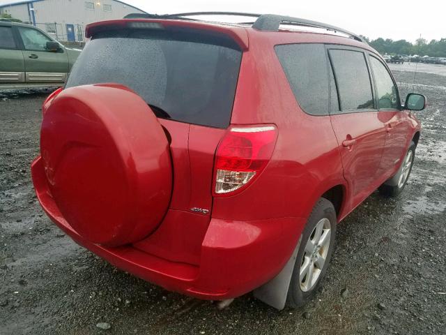 JTMBD31V885145830 - 2008 TOYOTA RAV4 LIMIT RED photo 4