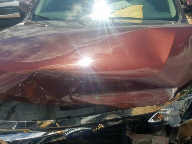 3FAHP0JA2CR175463 - 2012 FORD FUSION SEL BURGUNDY photo 7