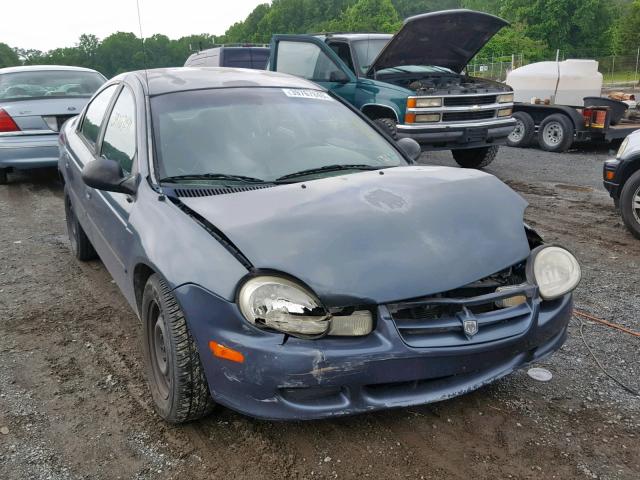 1B3ES46C22D501803 - 2002 DODGE NEON SE GREEN photo 1