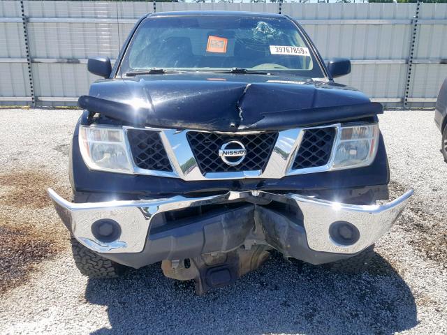 1N6AD07W56C453179 - 2006 NISSAN FRONTIER C BLACK photo 7