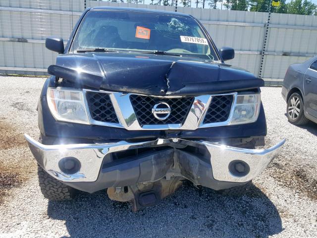 1N6AD07W56C453179 - 2006 NISSAN FRONTIER C BLACK photo 9