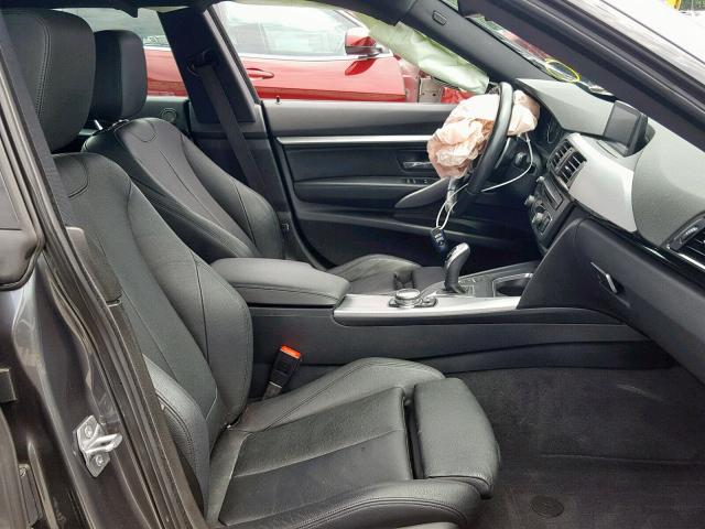 WBA3X9C58ED867633 - 2014 BMW 335 XIGT BLACK photo 5