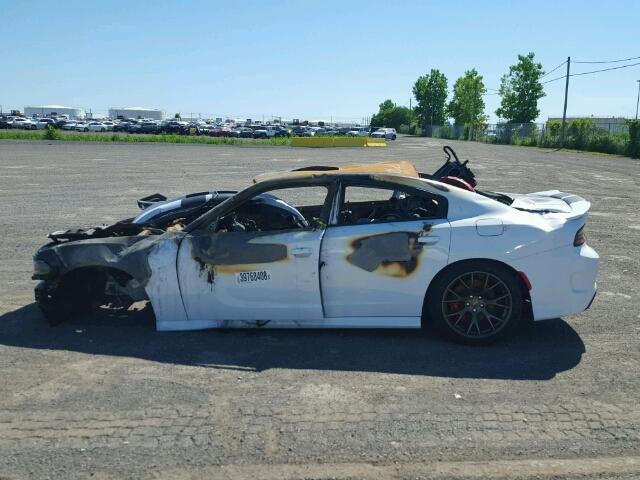 2C3CDXL92HH567228 - 2017 DODGE CHARGER SR WHITE photo 9