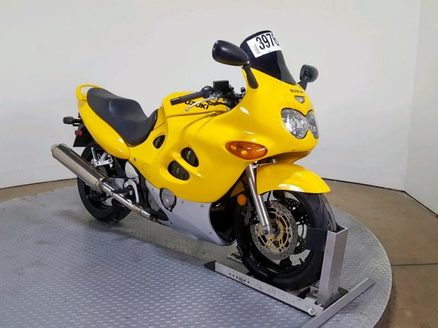 JS1GN79A122100596 - 2002 SUZUKI GSX600 F YELLOW photo 2