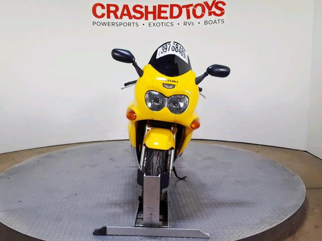 JS1GN79A122100596 - 2002 SUZUKI GSX600 F YELLOW photo 3