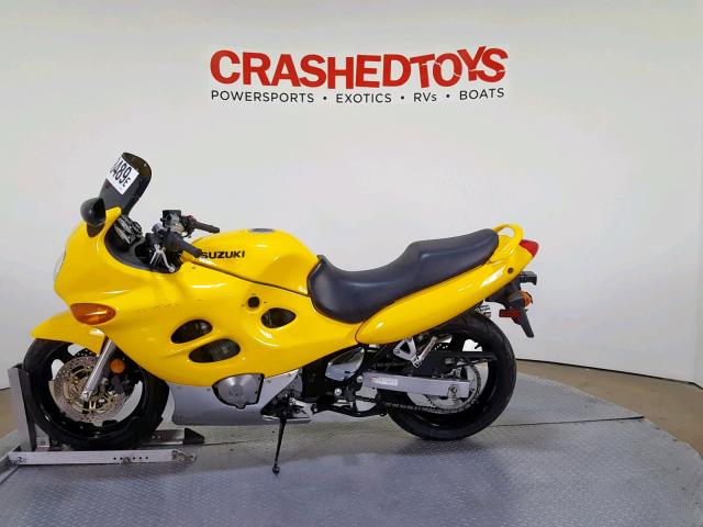 JS1GN79A122100596 - 2002 SUZUKI GSX600 F YELLOW photo 5