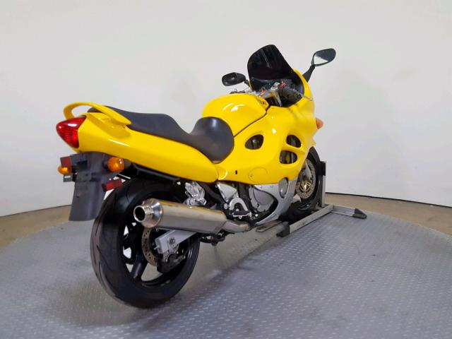 JS1GN79A122100596 - 2002 SUZUKI GSX600 F YELLOW photo 8