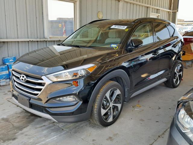 KM8J33A28JU780901 - 2018 HYUNDAI TUCSON VAL BLACK photo 2