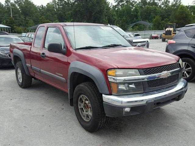 1GCDS196058267091 - 2005 CHEVROLET COLORADO RED photo 1