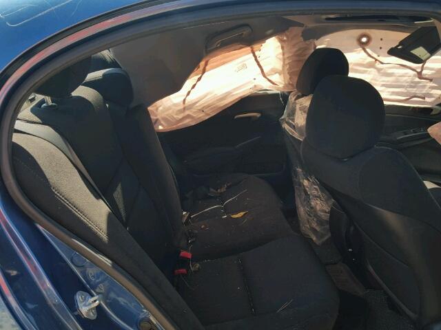 2HGFA1F68AH036087 - 2010 HONDA CIVIC LX-S Mavi foto 6