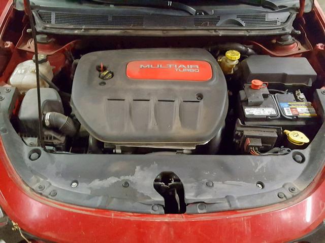 1C3CDFBHXDD150742 - 2013 DODGE DART SXT RED photo 7