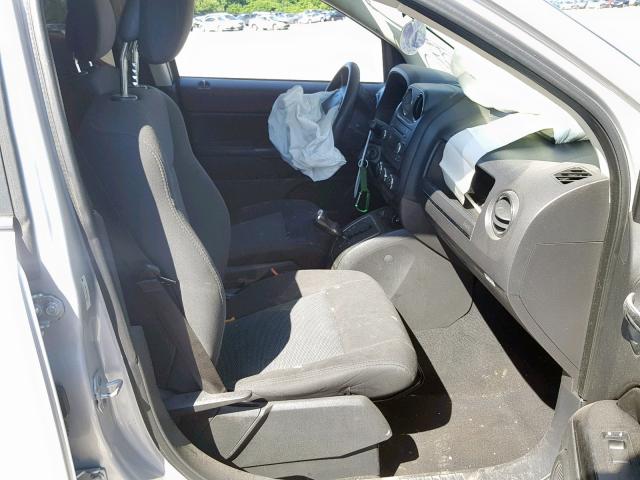 1J4NT4FB8AD672941 - 2010 JEEP COMPASS SP ვერცხლისფერი ფოტო 5