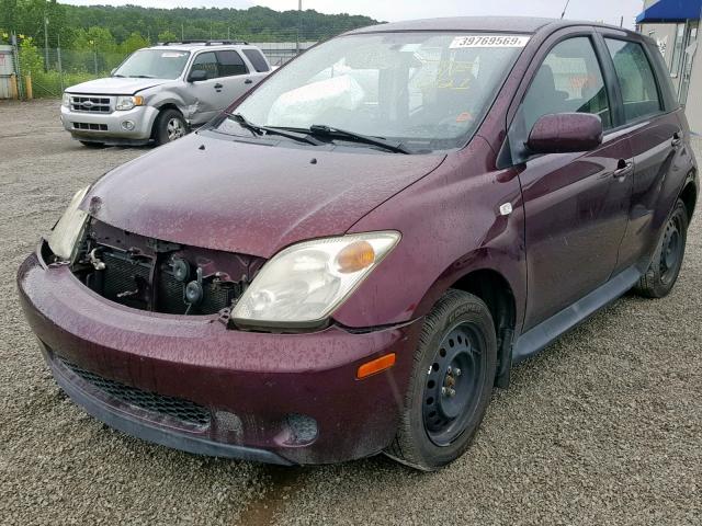 JTKKT624550121433 - 2005 TOYOTA SCION XA PURPLE photo 2