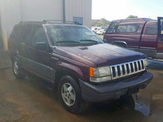 1J4GZ58S7PC635775 - 1993 JEEP GRAND CHER PURPLE photo 1