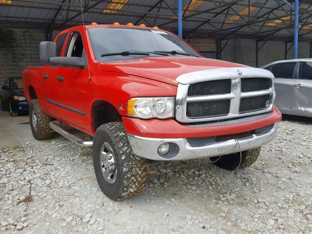3D7KU28C04G139673 - 2004 DODGE RAM 2500 S Կարմիր լուսանկար 1