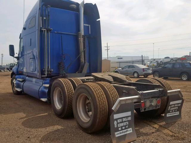 1XKTD49X1AJ240490 - 2010 KENWORTH CONSTRUCTI BLUE photo 3