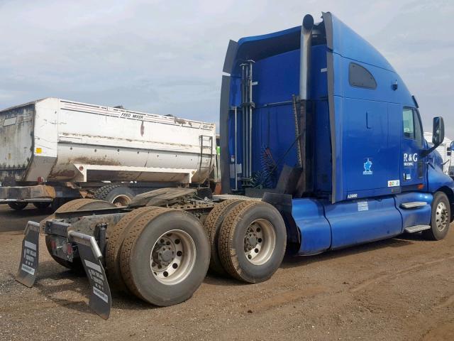 1XKTD49X1AJ240490 - 2010 KENWORTH CONSTRUCTI BLUE photo 4