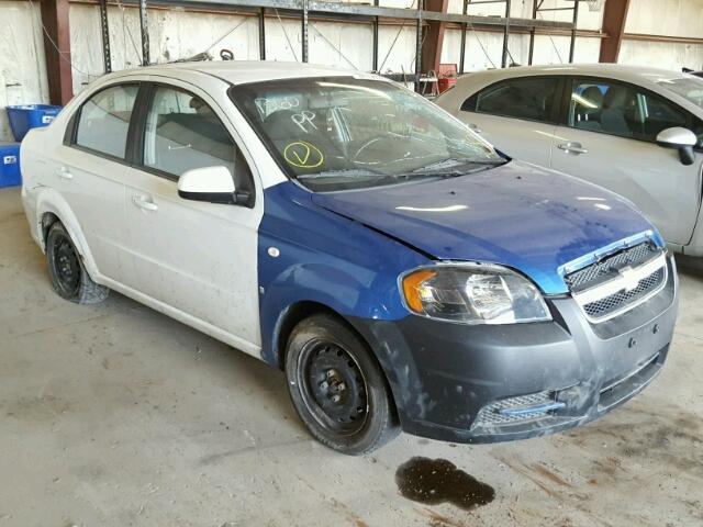KL1TD56617B185773 - 2007 CHEVROLET AVEO BASE 白色 照片 1