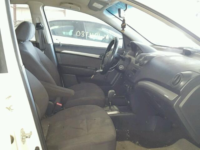 KL1TD56617B185773 - 2007 CHEVROLET AVEO BASE 白色 照片 5