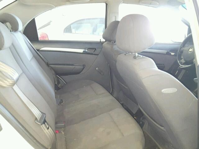 KL1TD56617B185773 - 2007 CHEVROLET AVEO BASE 白色 照片 6