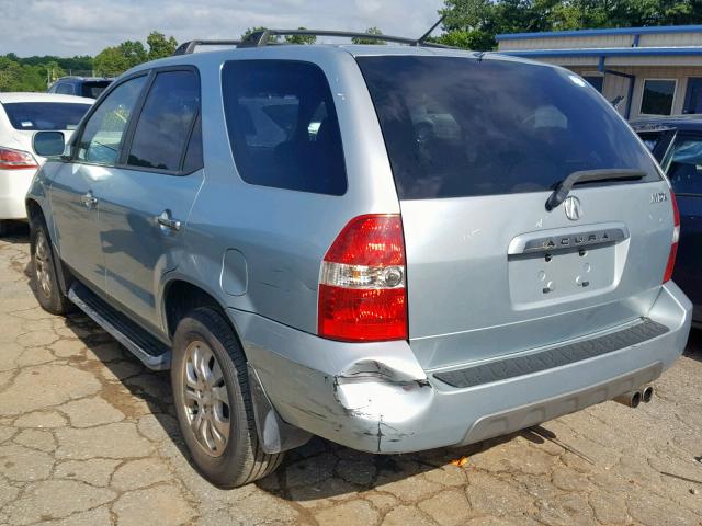 2HNYD18212H529677 - 2002 ACURA MDX SILVER photo 3