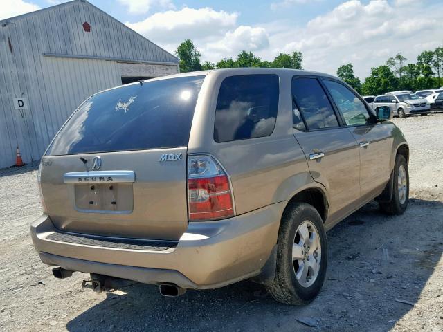 2HNYD182X5H513949 - 2005 ACURA MDX BROWN photo 4