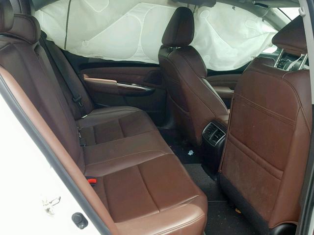 19UUB2F51GA011198 - 2016 ACURA TLX TECH WHITE photo 6