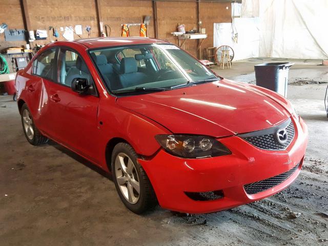 JM1BK12F851283940 - 2005 MAZDA 3 I RED photo 1