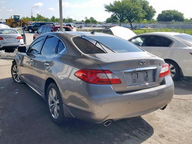 JN1BY1AP1DM510507 - 2013 INFINITI M37 GRAY photo 3