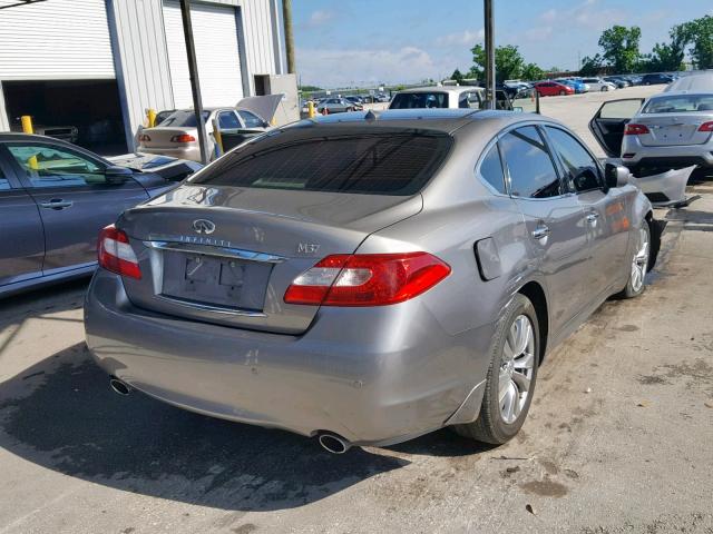 JN1BY1AP1DM510507 - 2013 INFINITI M37 GRAY photo 4