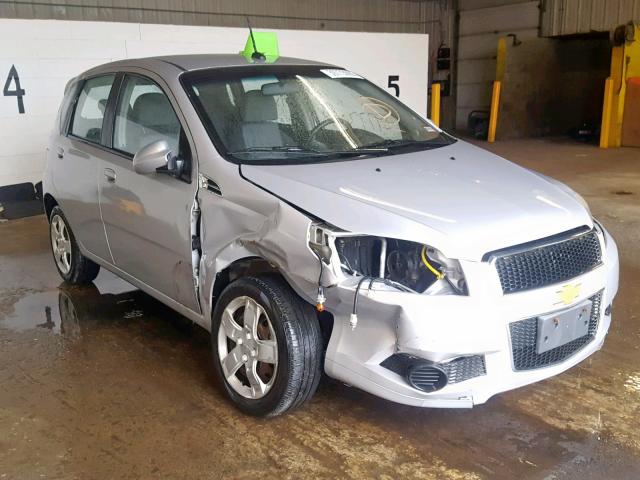 KL1TD66E99B668847 - 2009 CHEVROLET AVEO LS SILVER photo 1