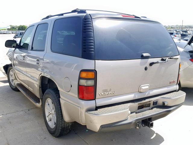 1GKEK63U65J242444 - 2005 GMC YUKON DENA BEIGE photo 3