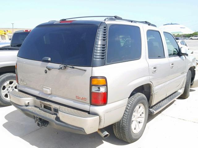 1GKEK63U65J242444 - 2005 GMC YUKON DENA BEIGE photo 4