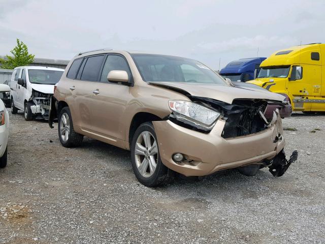 JTEES42A382092648 - 2008 TOYOTA HIGHLANDER GOLD photo 1