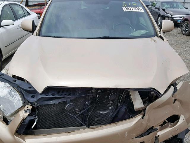 JTEES42A382092648 - 2008 TOYOTA HIGHLANDER GOLD photo 7