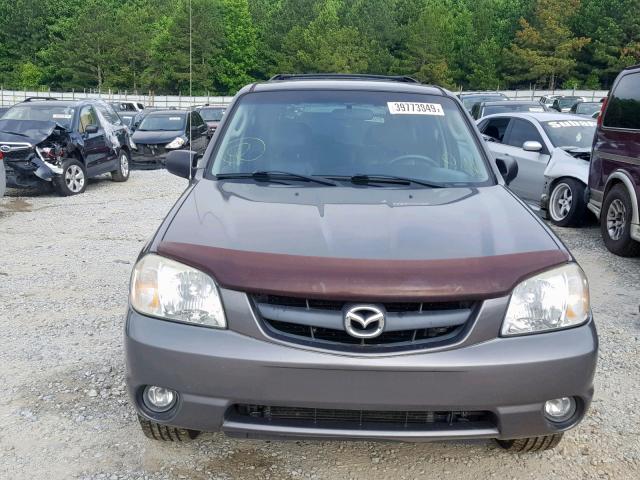 4F2CZ96104KM27731 - 2004 MAZDA TRIBUTE ES ნაცრისფერი ფოტო 9