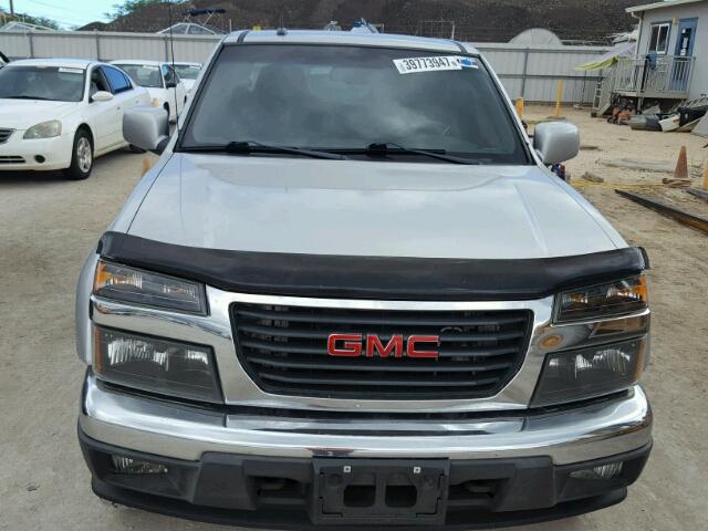 1GTJTCDE2A8110361 - 2010 GMC CANYON SLE SILVER photo 10