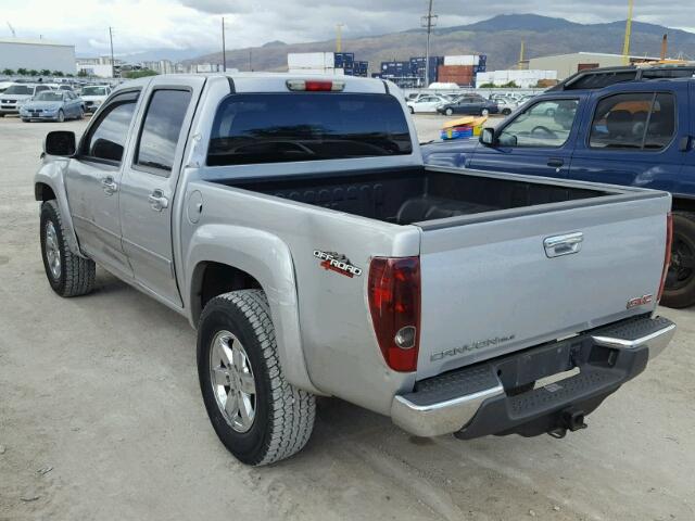 1GTJTCDE2A8110361 - 2010 GMC CANYON SLE SILVER photo 3