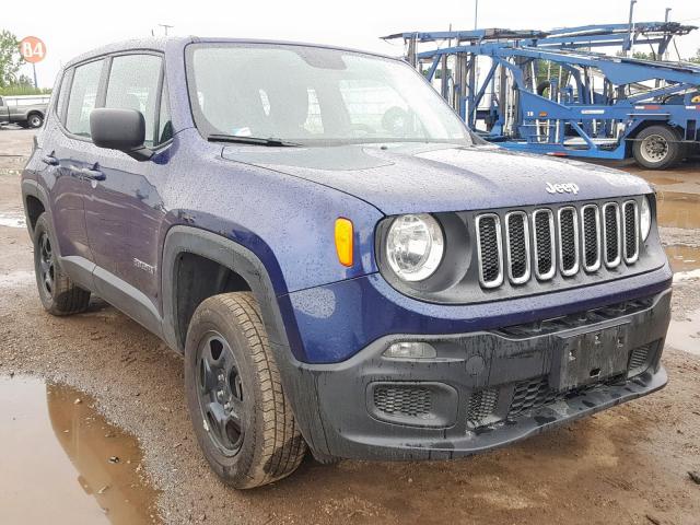 ZACCJBAB7JPG97569 - 2018 JEEP RENEGADE S BLUE photo 1