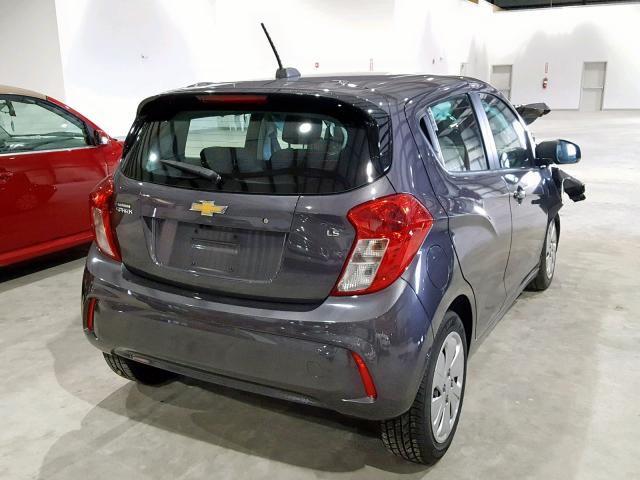 KL8CB6SA3GC564534 - 2016 CHEVROLET SPARK LS GRAY photo 4